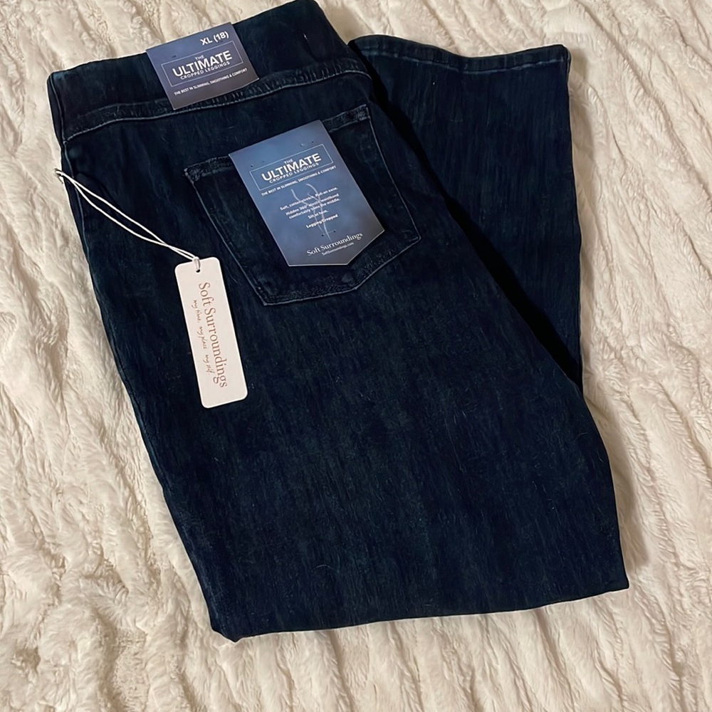 Soft Surroundings XL Ultimate Cropped Leggings NWT